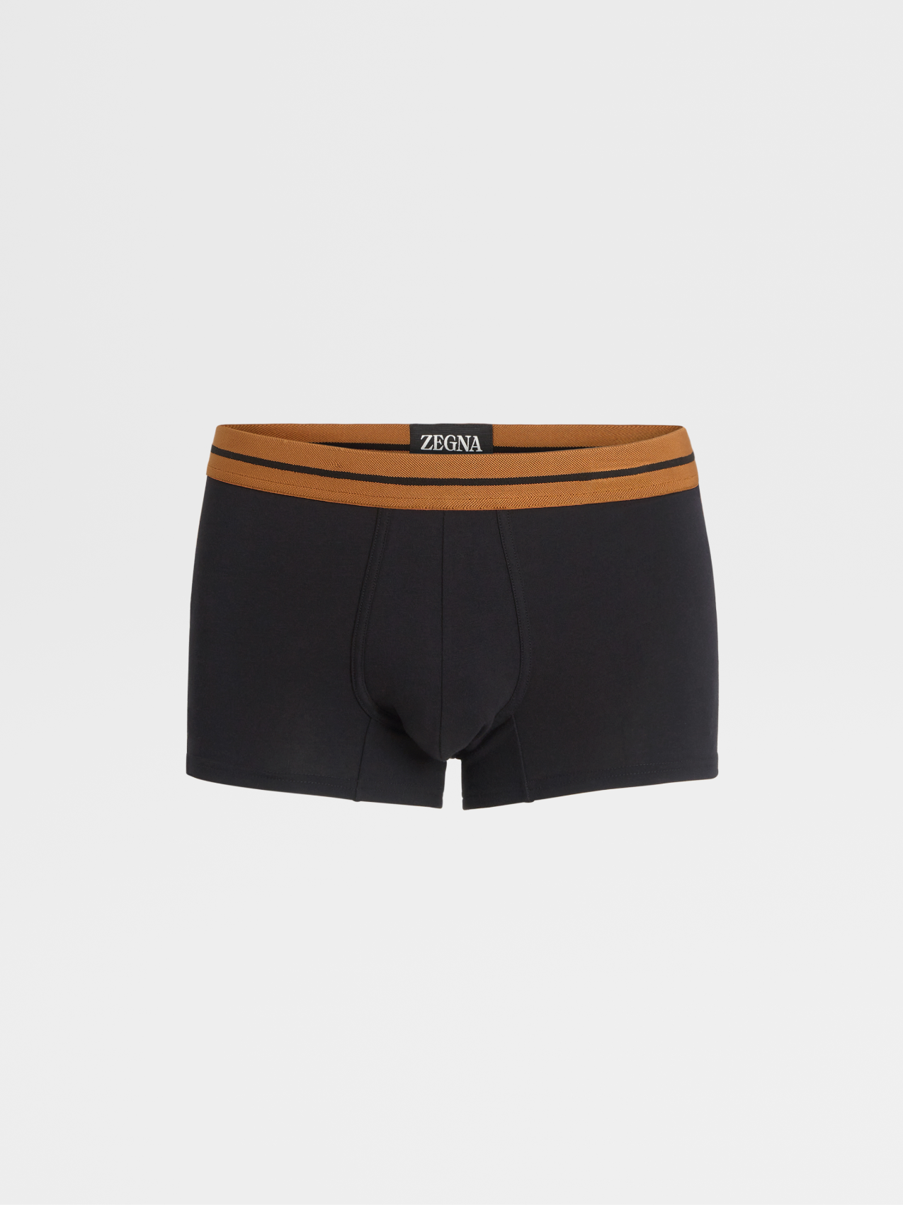 Black Stretch Cotton Trunks